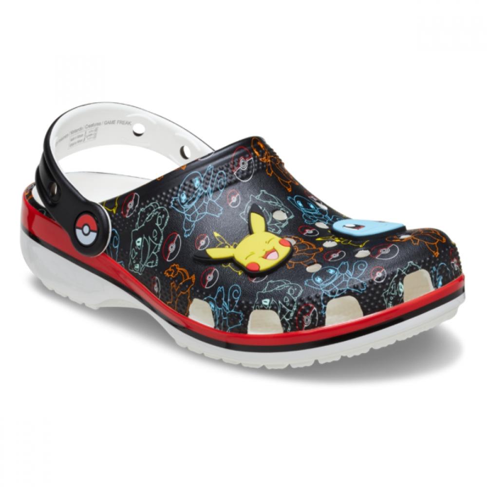 Crocs Kids Pokemon Print Classic Clog Kids 211344 90h Crocs Sandals Slippers Pikachu...