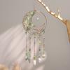 High-End Colorful Crystal Stone Dream Catcher Wind Chime Sun Catcher Decoration for Room Balcony Hanging Ornament Home Decor