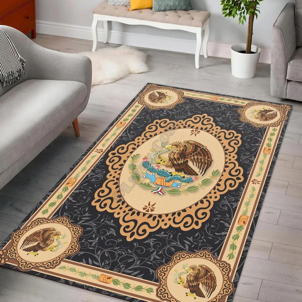 Napoleon Coat Of Arms Rug carpet Square Anti-Skid Area Floor Mat 3D Rug Non-slip Mat Dining Room Living Room Soft Bedroom Carpet