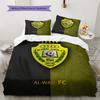 Al Wasl Football Club  Pattern Bedding Quilt Set  Home Decoration  Gift (1 * duvet cover + 2 * pillowcase  without core)