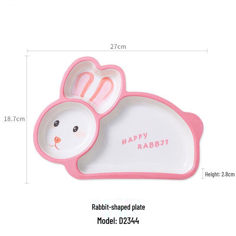 Minnai Melamine Children s Divided Shaped Plate