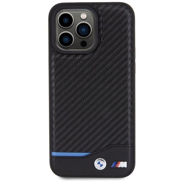 BMW Bmhcp15X22Nbck Iphone 15 Pro Max 6.7 Czarny/Black Leather Carbon
