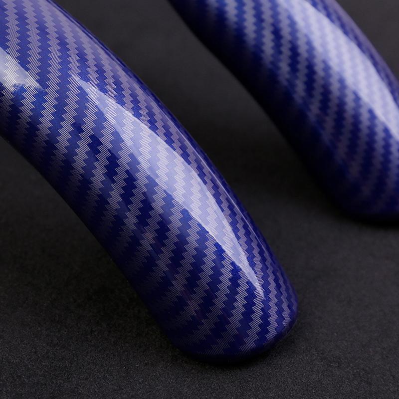 1Pair Car Steering Wheel Cover Carbon Fiber Steering Wheel Booster Universal 99% Model Non-Slip Auto Interior Accessories 38cm