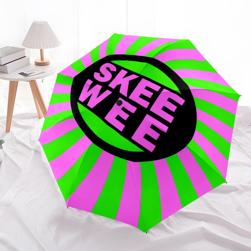 Printed AKA logo1-Printed Folding Umbrella,Outdoor,Leisure,And Travel Umbrella,Durable Umbrella Fabric,Birthday And Holiday Gift