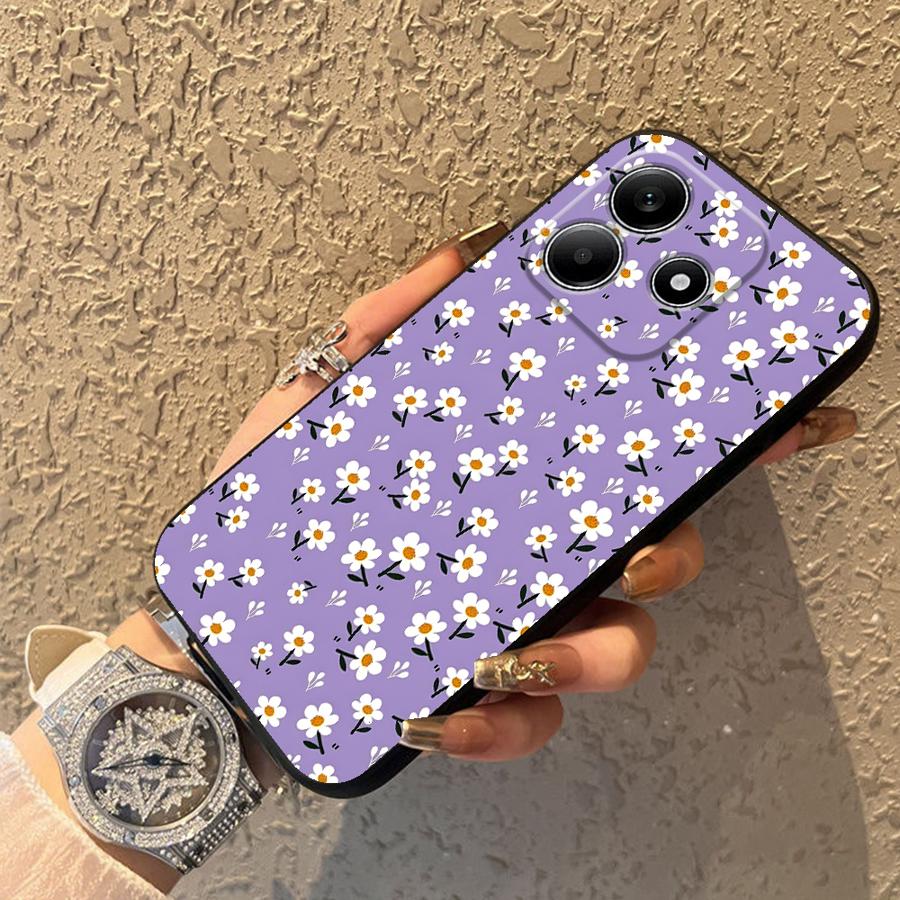 Case for Xiaomi Redmi Note 14 14C 12C 13C A4 A5 A3 13 Pro Plus 10 9 8 7 12 11 A1 K80 Phone Cover A2 K40 A1 Simple Chrysanthemum