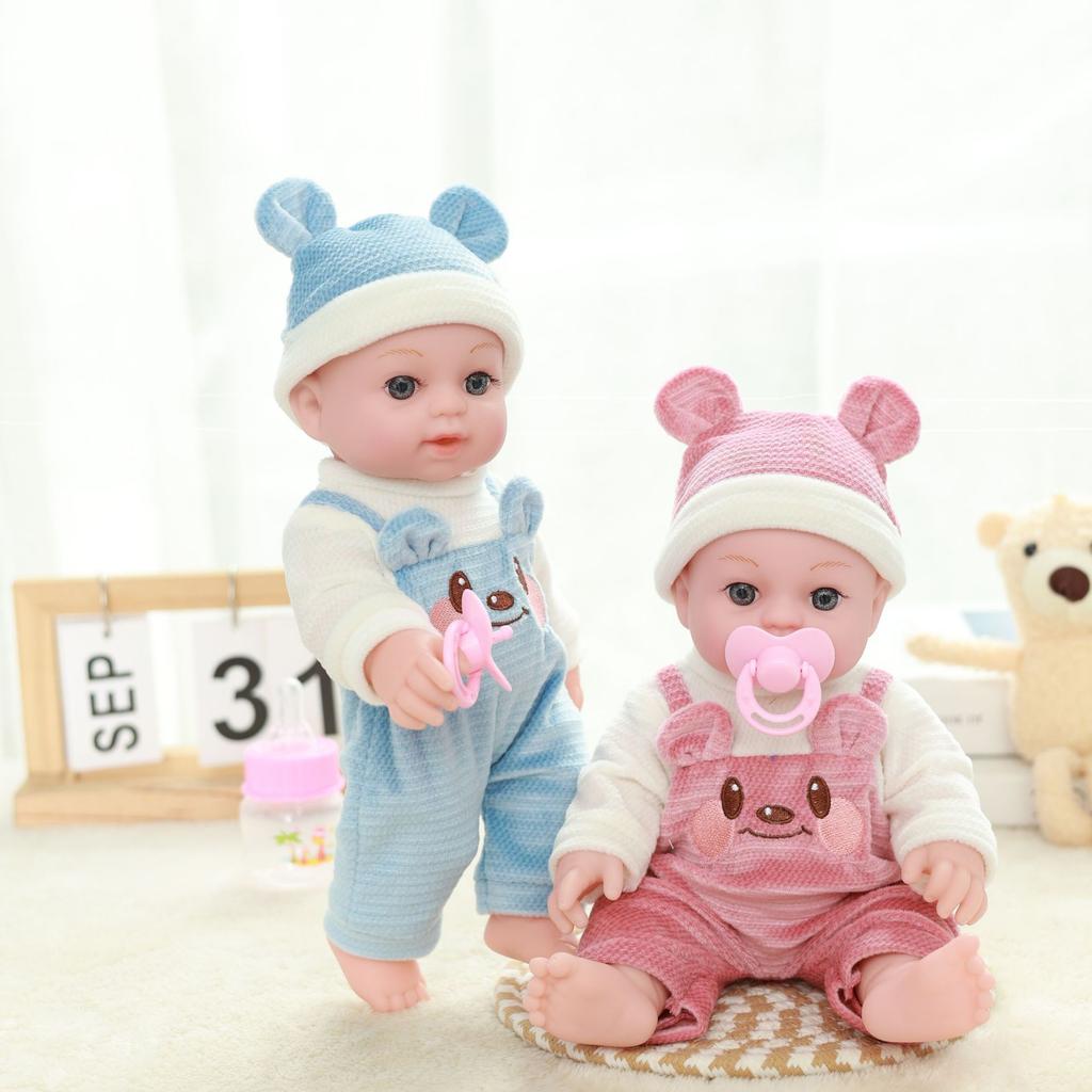30cm Soft Vinyl Simulation Reborn Doll To Soothe Baby Play House Toys