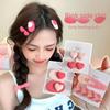 2023 Pink Love Dopamine Hairpin for Women: Trendy Bangs Duckbill Clip