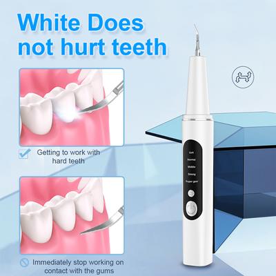 Ultrasonic Dental Scaler for Teeth Tartar Stain Tooth Calculus Remover LED Electric Sonic Teeth Cleaner Dental Stone Removal