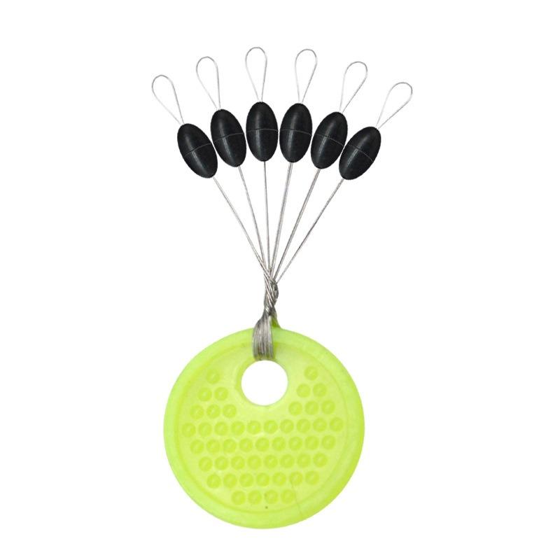 Premium Silicone Fishing Floats Stoppers Extra Tight Rubber 100Pcs Bulk Olive Shape Angling Accessory High Elasticity Durable