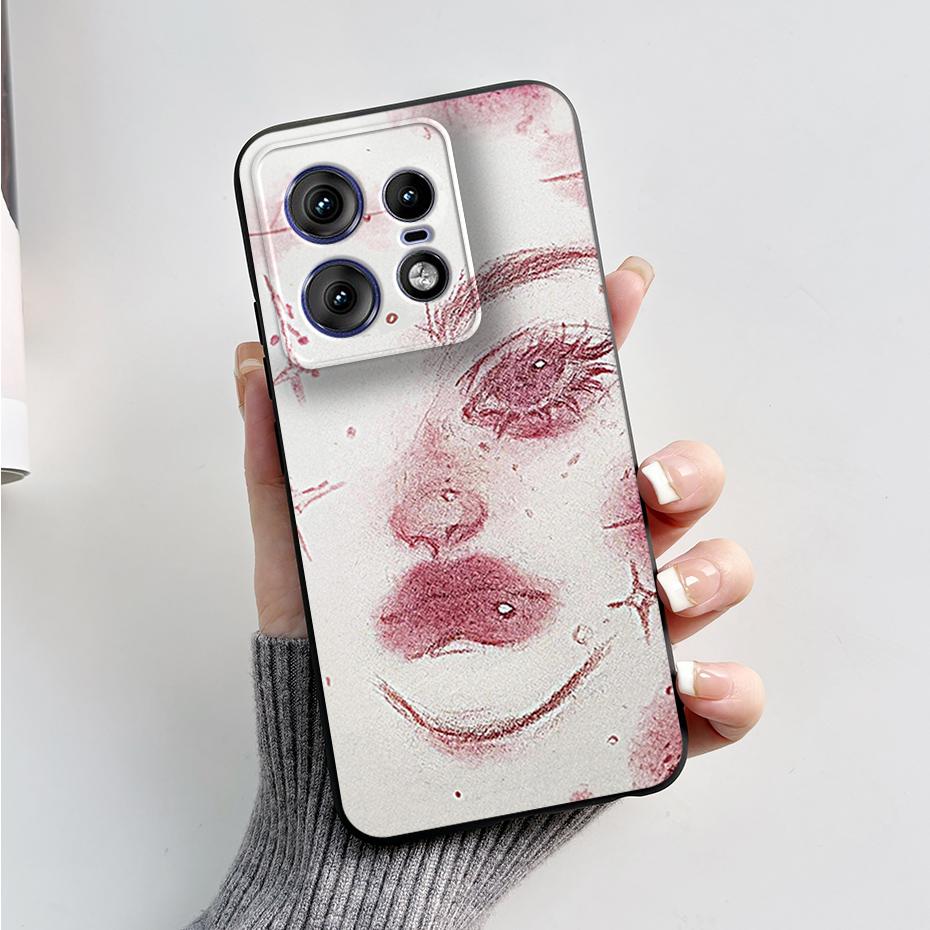 For Motorola Edge 50 Pro Ultra Fusion Case Stylish Pattern Soft Silicone Back Cover for Moto Edge 50 Pro Ultra Fusion Capa Funda