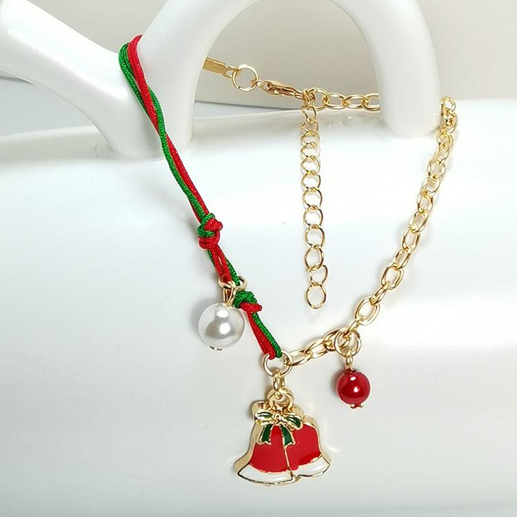 Festive Christmas Bracelets with Santa, Tree, Snowflake, Reindeer, and Snowman Charms