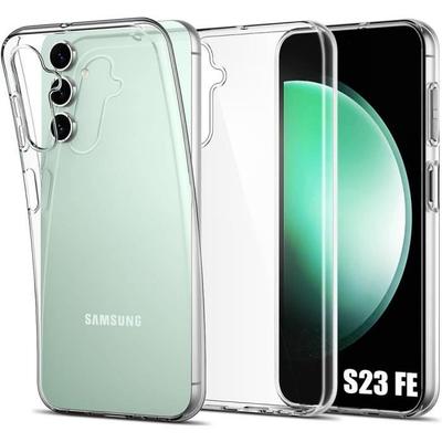 Protective Case - PROSHOP - for Samsung Galaxy S23 FE - Silicone - Transparent - Shockproof