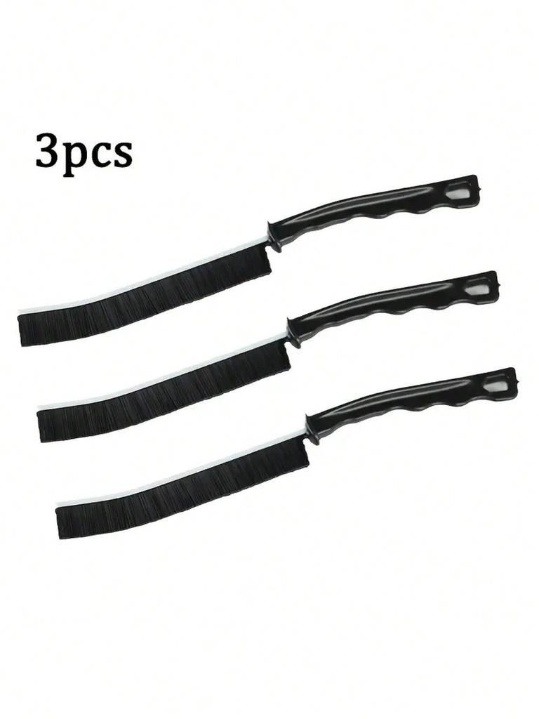 1 Pcs Long Handle Crevice Cleaning Brush: Designed For Hard-To-Reach Spaces Like Window Tracks, Sliding Door Grooves, Sink Edges, Faucet Bases