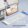 Dual-Fold Wireless Bluetooth Keyboard for Phones, Tablets, Laptops - Premium Business Portable Keyboard