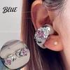 Silicone Pad Earphone Clip Rhinestone for On Earbuds Open Ear