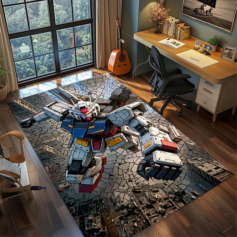 

Home Decor Gundam Non Slip Washable Large Area Rug Bedroom Gamer Floor Mat 60x90cm
