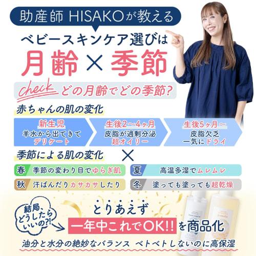 Babubabu Store: Highly Moisturizing Baby Lotion, Marshmallow, 120ml, Developed by Midwife HISAKO, Additive-Free, Suitable for Newborns and Up, Unscent