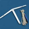 Folding Water Grass Knife Foldable Design Aquatic Plant Anchor Thick Nylon Rope Stainless