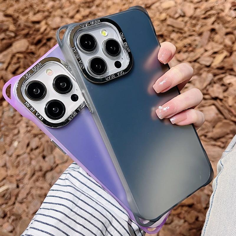 

Цветной роскошный чехол для телефона IMD ​​для iPhone 15 14 Pro Max 13 12 11 с гальванической рамкой, матовая задняя крышка