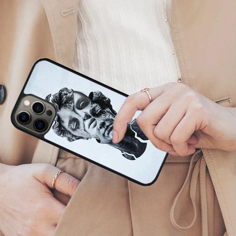 

Greek God Statue Face Magnetic Phone Case For APPLE iPhone 17 Air 16 14 13 12 Pro Max 15 Plus Wireless Charge With MagSafe Cover iPhone 14