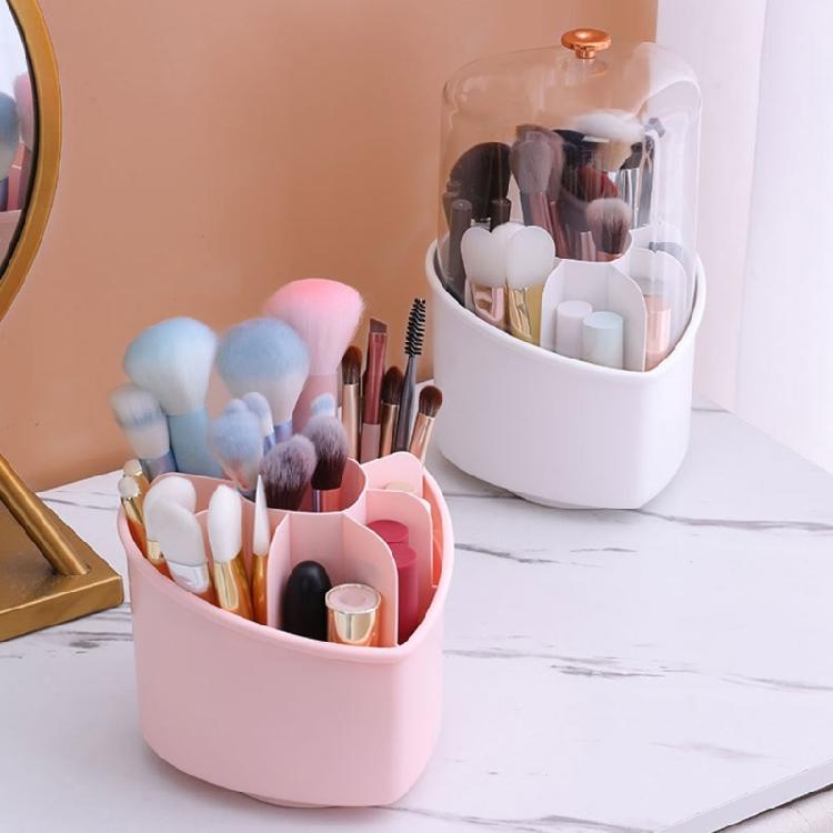 Makeup Brush Holder Organizer 360° Rotating Pen Holder Desktop Storage Cup