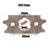 15T Tooth 428 ID 17mm /20mm Front Engine Sprocket For Motorcycle Dirt Bike ATV Quad Buggy