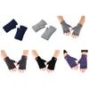 Thick Knitted Fingerless Gloves For Men Cold Weather Cycling Outdoor Activity Warm Thermals Protection