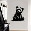 1pc Modern Iron Bear Wall Sculpture Weather Resistant Standing Statue Mural Garden Fence Decor Christmas Easter Thanksgiving Gift for Bear Lover