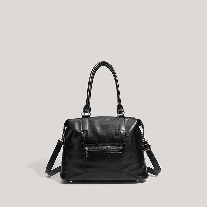 

Autumn and winter hand luggage large capacity short business trip travel bag чёрный