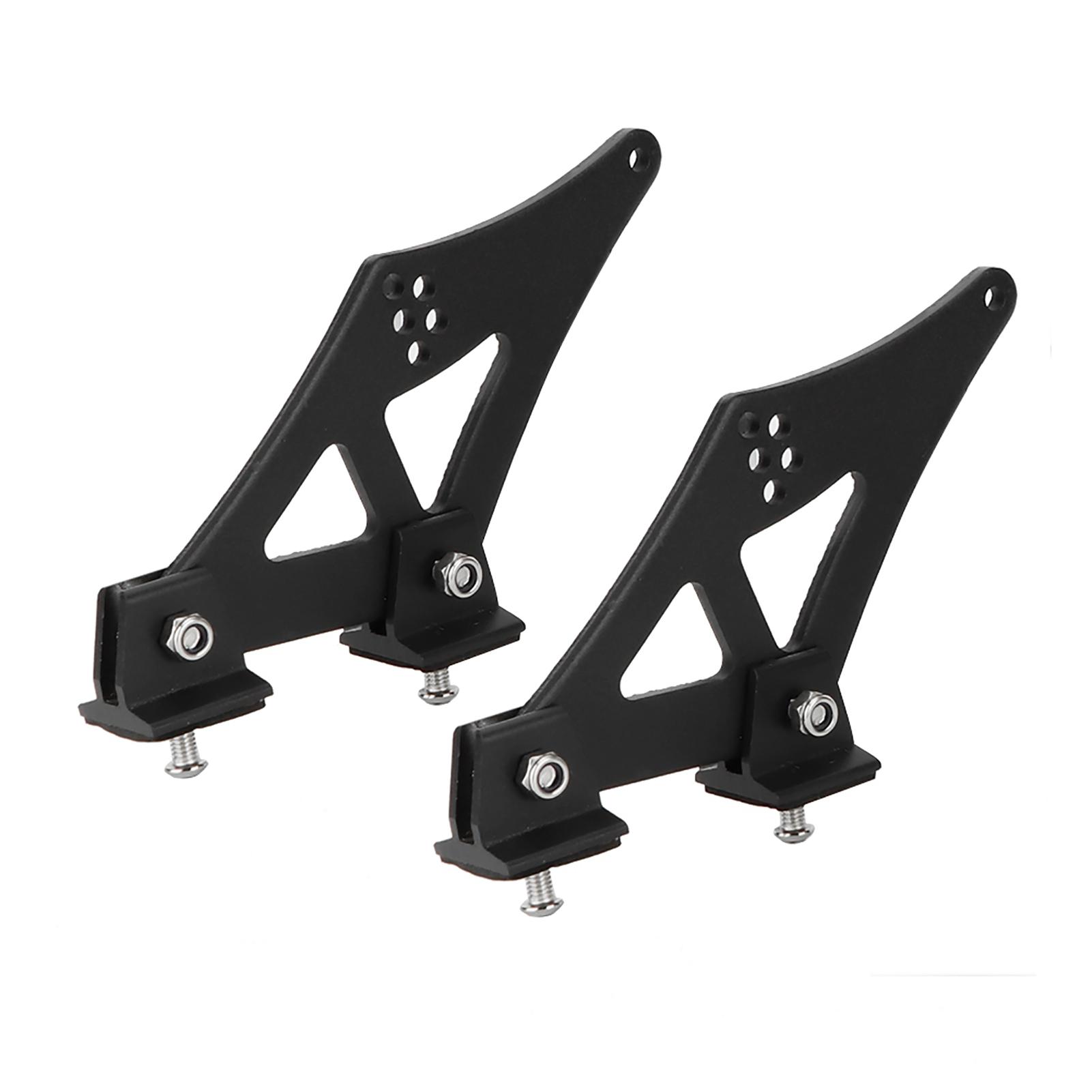 

5 Universal Car CNC Aluminum Alloy Rear Wing Trunk Racing Tail Spoiler Legs Mount Brackets