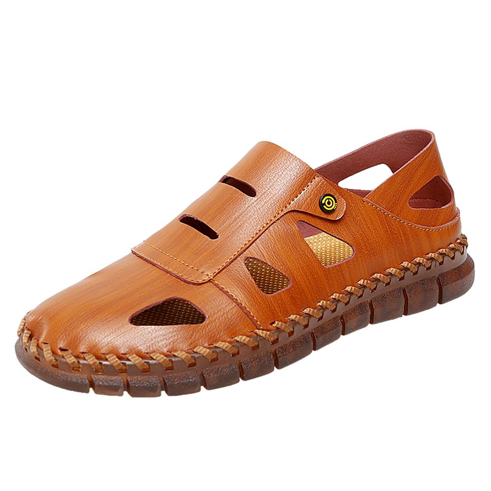 Håll dig fräsch på språng: Herrars Mode, Luftiga Tofflor med Grepp för Utomhusbruk