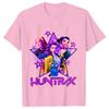 Kpop Demon Hunters Cartoon T-shirt for Chrildren  O-neck T-shirts 2025 Hot Movies Same Tshirts Fans Gifts Y2K High Street Tops