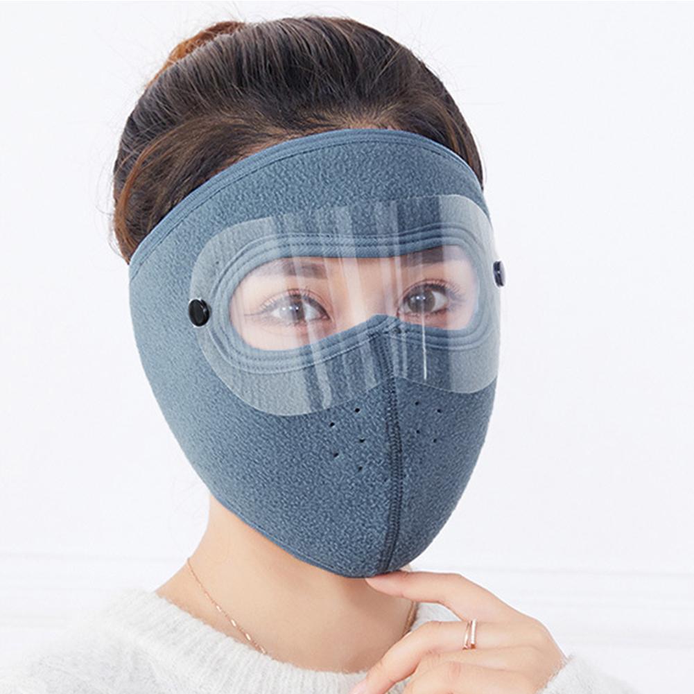 Winter Ski Full Face Mask Motorcycle Face Cover Breathable Polar Fleece Windproof Thermal Mask for Outdoor Cycling Skiing Hiking