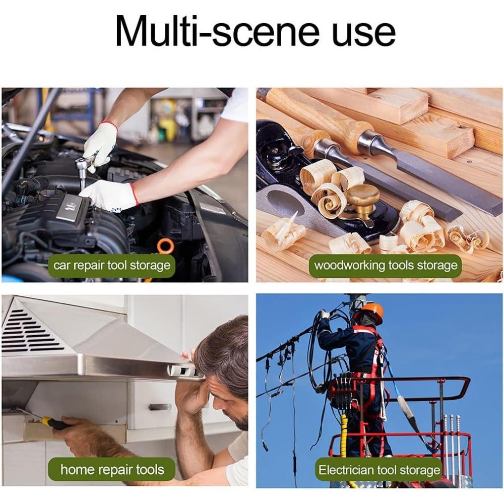 Multi functional hardware toolkit, canvas, wear-resistant, portable, repair electrician bag, car mounted, repair, tool storage bag