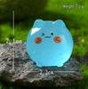 Adorable Luminous Cat Resin Ornament for DIY Micro Landscapes