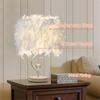 Feather Lampshade Table Lamp Vintage LED Night Light Desk Bed Home Decor UKMöbel & Wohnen, Beleuchtung, Lampenschirme!