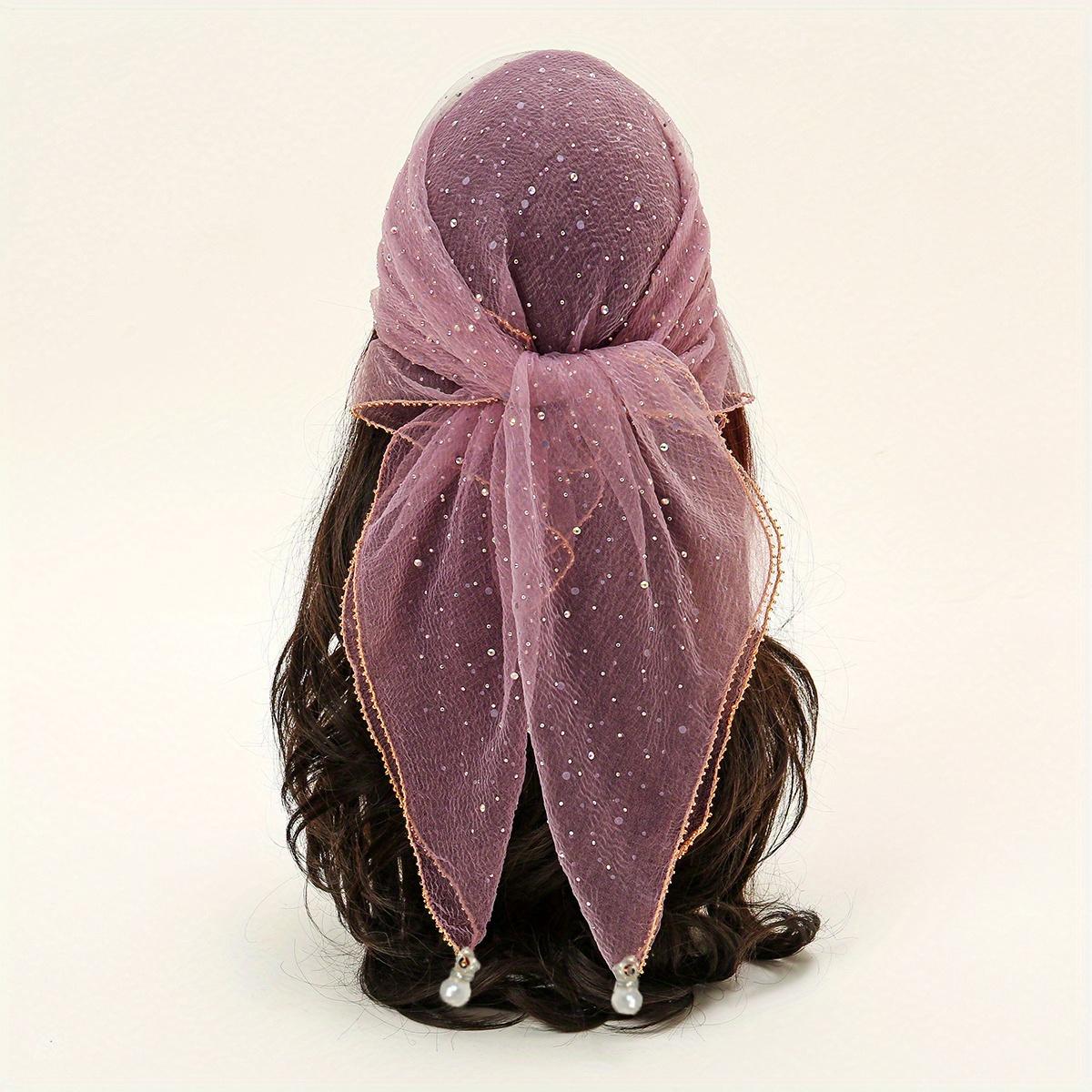

Spring hot-selling new hot 75CM square scarf women s temperament headscarf versatile fashion decorative silk scarf looks good one size fits all