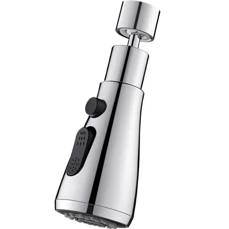 Universal 360° Rotate Kitchen Faucet Extender Aerator Plastic Splash Filter Kitchen Washbasin Faucet Bubbler Nozzle