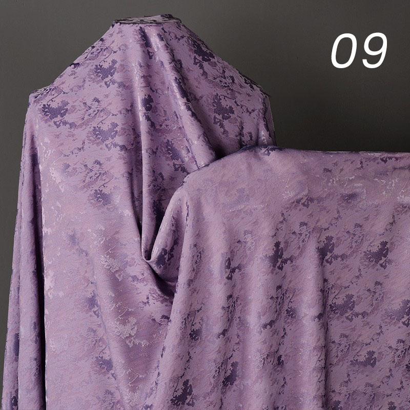 

1M Vintage Brocade Jacquard Damask Fabric Imitation Acetic Satin Fabric For Sewing Dress Garment Patchwork Cheongsam Kimono 100X150cm