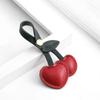 Kreatives Design Kirsche Auto Schlüsselanhänger 3D Pfirsichherz Taschenanhänger Neue Taschenaccessoires