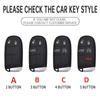 Zinc Alloy Leather Car Key Case For Jeep Compass Grand Cherokee Wrangler Compass Chrysler 300C Key Holder Car Key Cover Case