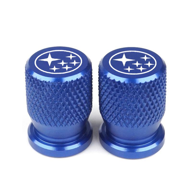 for Subaru Impreza Forester Tribeca XV BRZ hot 4pcs Car Wheel Tire Valves Tyre Stem Air Caps auto Accessories car styling kuh7