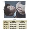 Cha Eun Woo Kpop Astro Idol Blanket Velvet  Cozy Lightweight Thin Throw Blanket For Home Bedding Throws