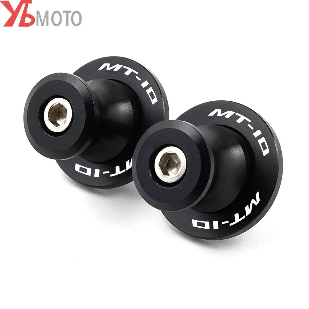 Motorcycle Swingarm Spools CNC 6mm Slider Stand Screws For YAMAHA MT10 MT-10 2016- MT10 SP 2022 Accessories