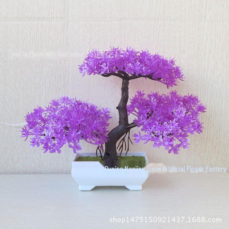 Small Artificial Potted Plant - Desktop Decoration Bonsai