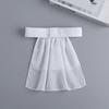 Perfect Match Women Double Layer Shirt Fake Collar Ties Ladies Female Detachable Neckwear For Fake Collar Sweater Dress Clothing Decor