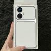 Premium Executive Leather Case for Vivo Y77 5G Large Window Lens Protector Cover