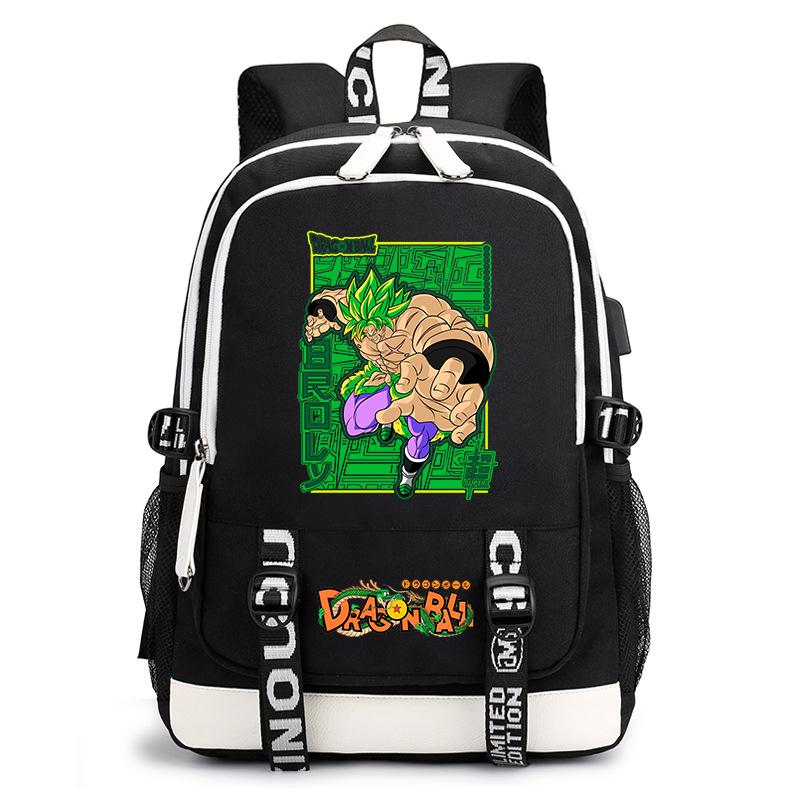 Anime Dragon Ball Backpack for School Casual Daypack for Kids Teenagers Students Boys Girls Everyday Use