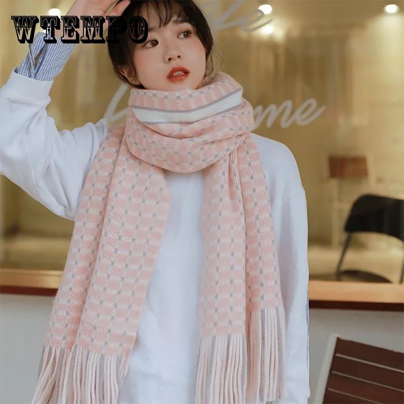 Buy Scarves Womens Cute Korean Wild Bib Women Winter Scarfs Thicked ...