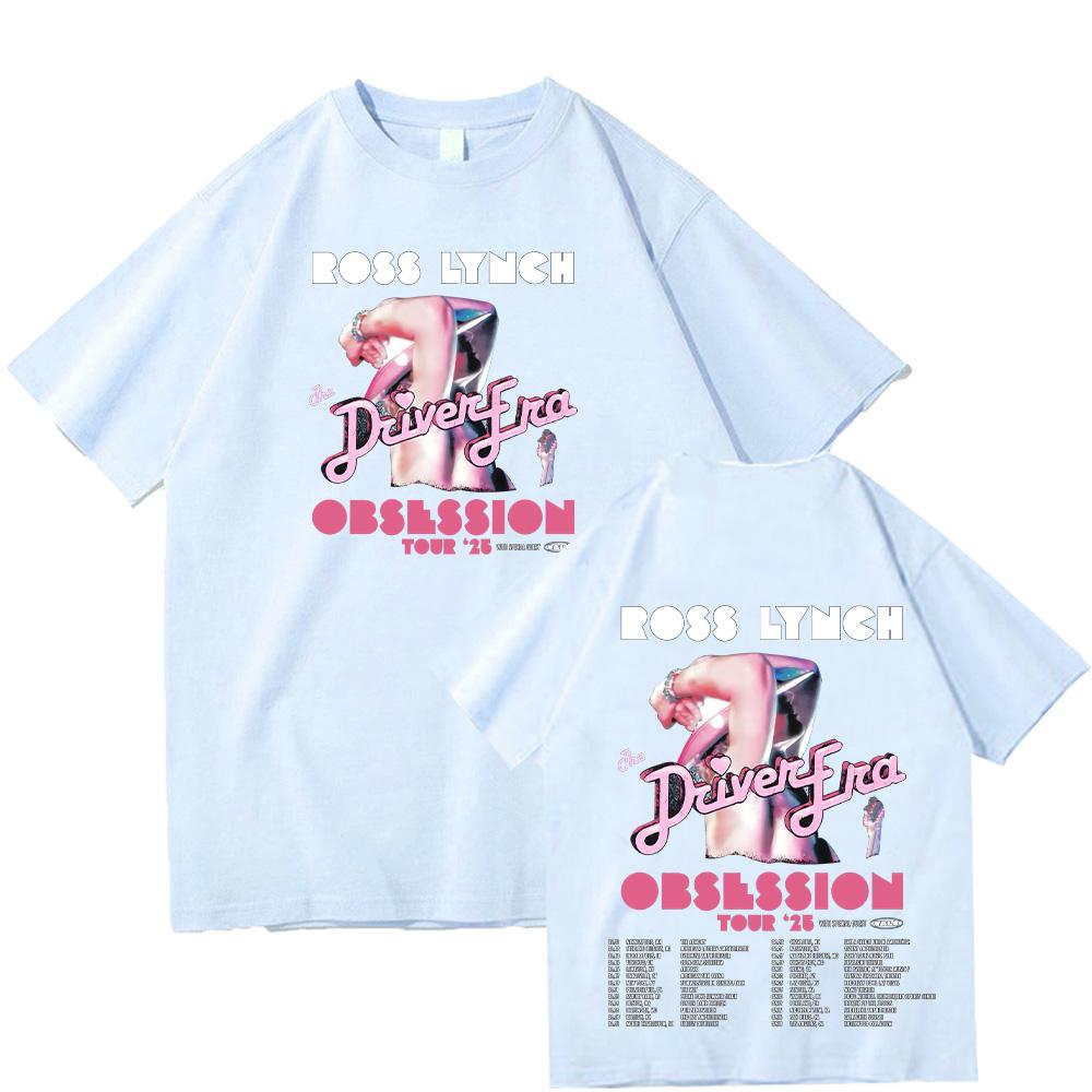 Ross Lynch Obsession Tour 2025 Tee Ross Lynch Fans Gifts T-shirts Trends Aesthetic Design Tshirt Unisex Summer Cotton Casual Top